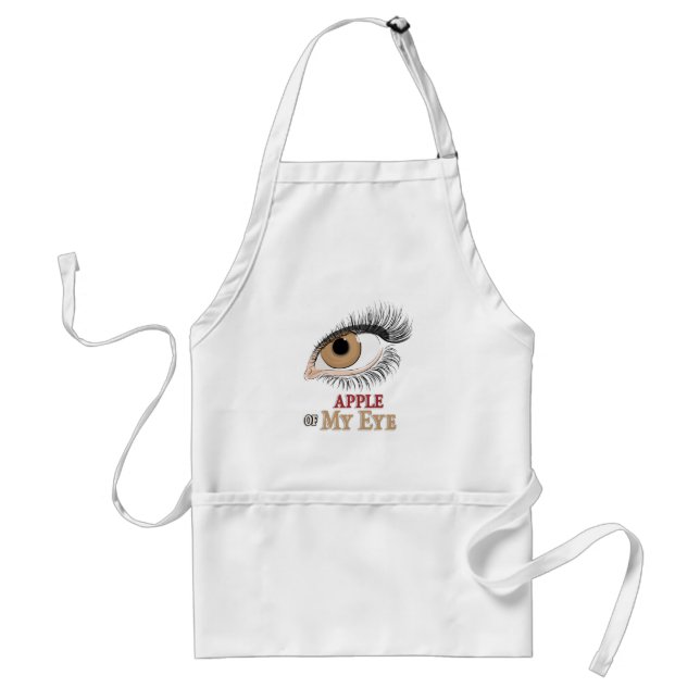 Apple of My Eye Eyelashes Art Apron (Front)