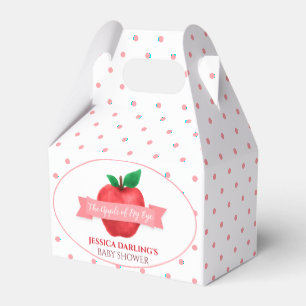 Apple of my eye fall   summer theme baby shower favor box