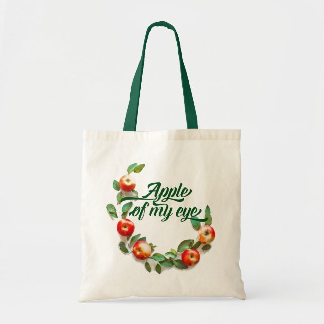 Apple of My Eye Farmers Market Tote (Front)