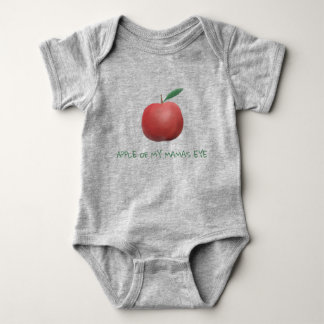 Apple Of My Mama’s Eye Baby Bodysuit