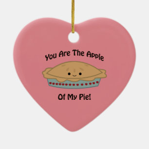 Apple of My pie Ceramic Ornament