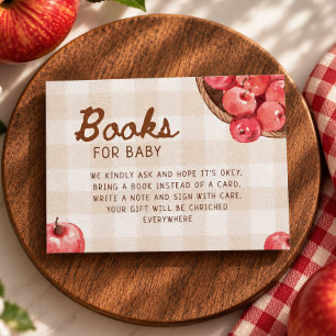 apple of our eye apple basket books for baby enclosure card