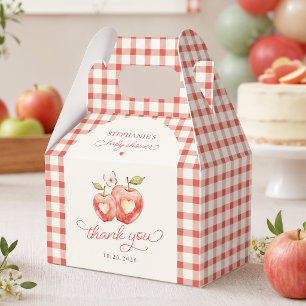 Apple Of Our Eye Baby Shower Favor Box