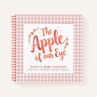 Apple of Our Eye Baby shower Livre d'invité