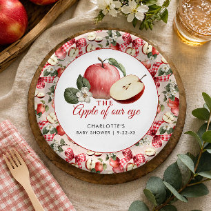 Apple of Our Eye Baby Shower Paper Plates