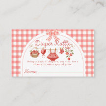 Apple of Our Eye Baby Shower Red Gingham
