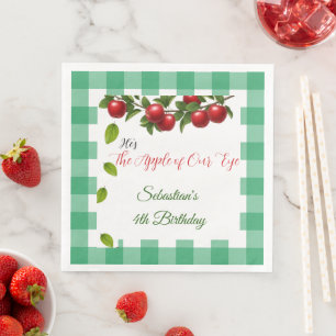 Apple of Our Eye Birthday Napkins