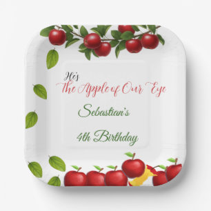 Apple of Our Eye Birthday Party Plates