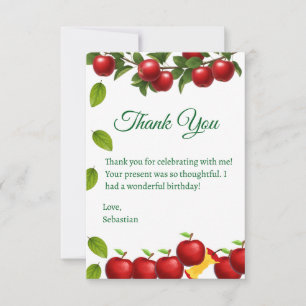 Apple of Our Eye Birthday Thank You Card