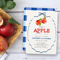 Apple of our Eye Blue Bow Boy Birthday
