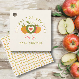 Apple of Our Eye Fall Baby Shower Thanks Favour Tags