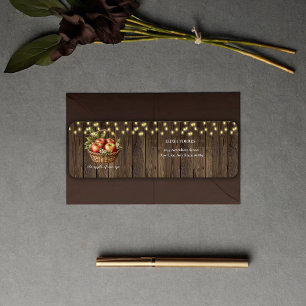 Apple Of Our Eye Fall Floral Wood Baby Shower