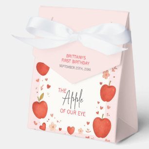 Apple of Our Eye Fall Themed Birthday Favor Box