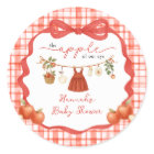 Apple of Our Eye Girl Clothesline Baby Shower