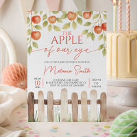 Apple of Our Eye Orchard Baby Shower Invite
