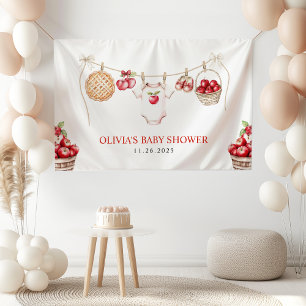 Apple of Our Eye Orchard Fall Baby Shower Welcome Banner