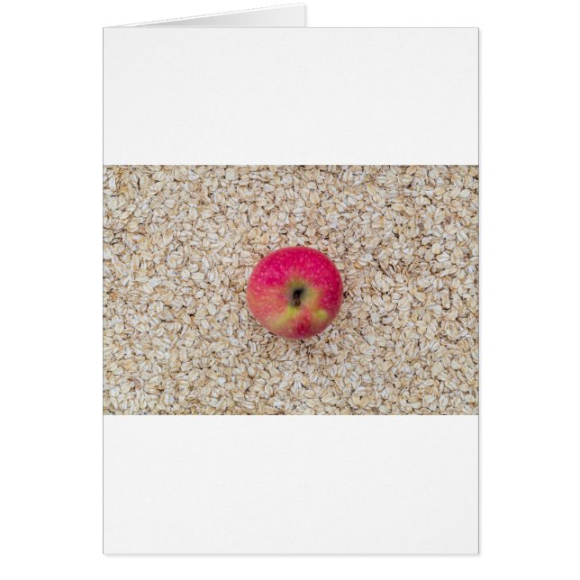 Apple on oatmeal (Front)