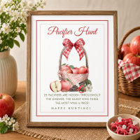 Apple Orchard Baby Shower Pacifier Hunt Game