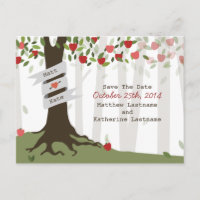 Apple Orchard Fall Autumn Wedding Save The Date