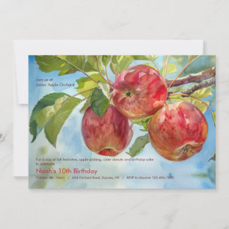Apple Orchard Invitation