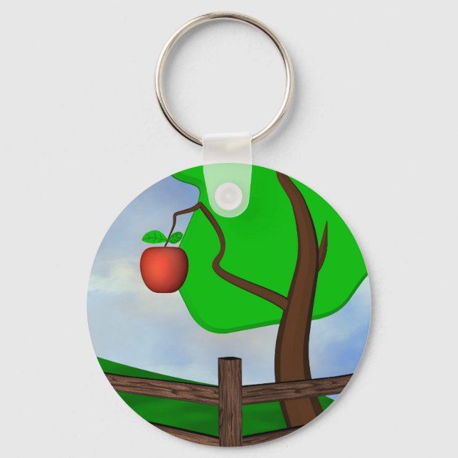 Apple Orchard Keychain (Front)