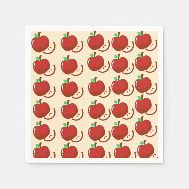 Apple Paper Napkins  (Front)