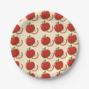 Apple Paper Plates 