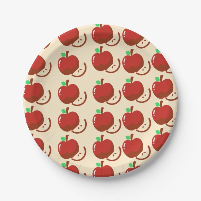Apple Paper Plates  (Front)