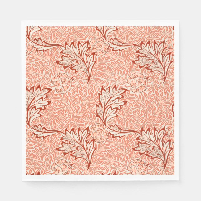 Apple Pattern (by William Morris) Napkin (Front)