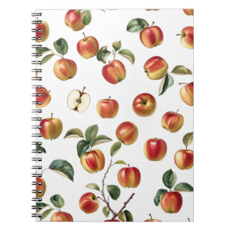 Apple Pattern Notebook
