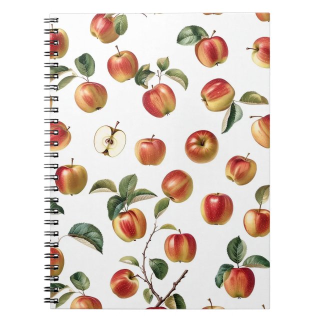 Apple Pattern Notebook (Front)