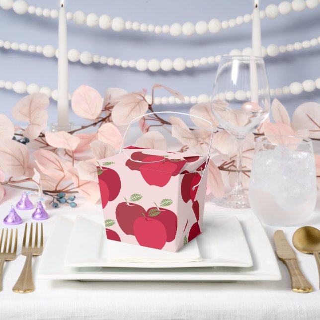 Apple Pattern Take Out Favour Box for Party Gifts (Wedding)