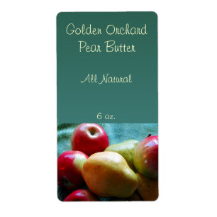 Apple Pear Delight Canning Labels