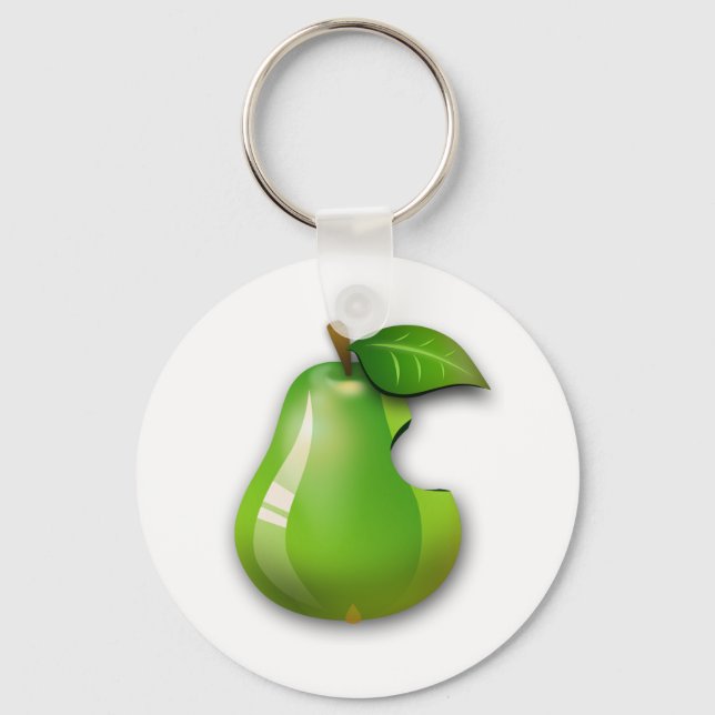 Apple Pear Keychain (Front)