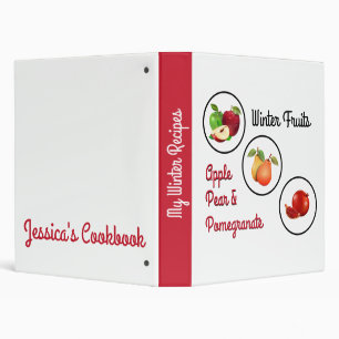 Apple, Pear & Pomegranate Image Binder