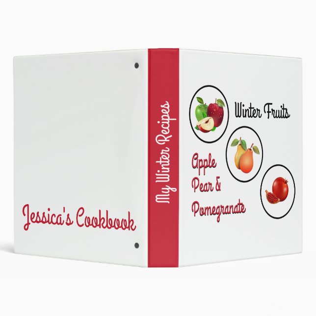 Apple, Pear & Pomegranate Image Binder (Background)