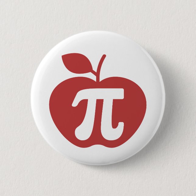 Apple Pi 3.14 2 Inch Round Button (Front)