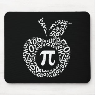 Apple Pi Algebra Sign Math Funny Pi Day Gift  Mouse Pad