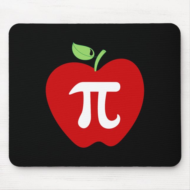 Apple Pi Apple Pie Food Lover Math Teacher Student Mouse Pad (Front)
