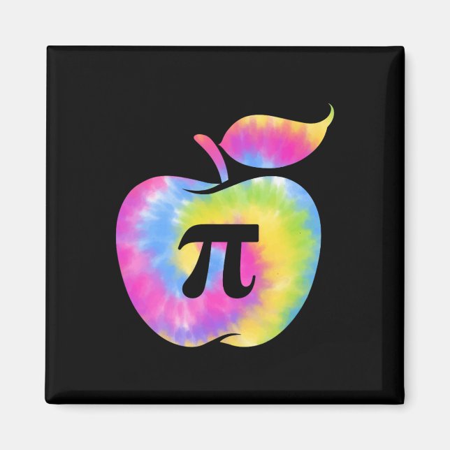 Apple Pi Day Funny 3.14 Pi Day Math Teachers Pi Ma Magnet (Front)