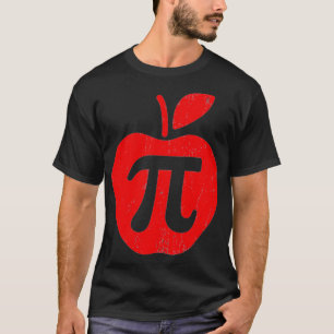 Apple Pi Day Funny Math Nerd Pie Teacher 314  T-Shirt