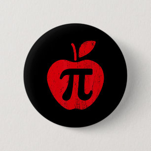 Apple Pi Day Shirt1 2 Inch Round Button