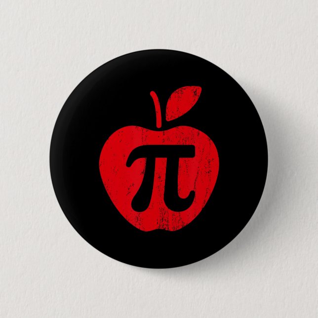 Apple Pi Day Shirt1  2 Inch Round Button (Front)