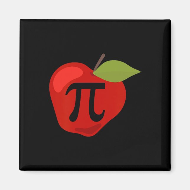 Apple Pi Funny Math Teacher Thanksgiving Pie Day G Magnet (Front)