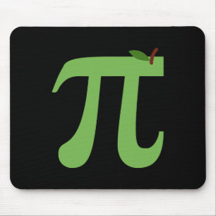 Apple Pi Funny Maths Pi Day Pie Joke For Math Love Mouse Pad