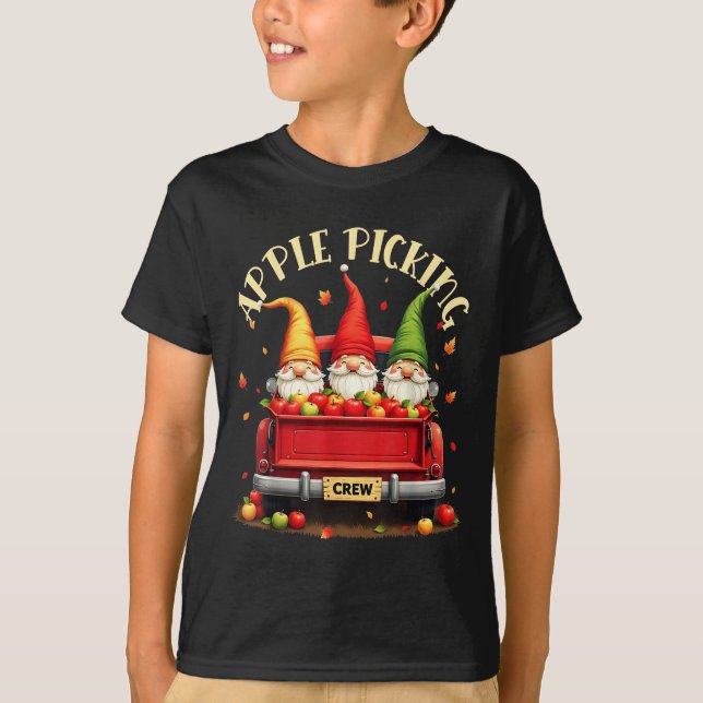 Apple Picking Crew Matching Fall Squad Apple Picki T-Shirt (Front)