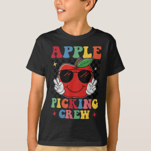Apple Picking Squad 2025 Fall Orchard Harvest Fun T-Shirt