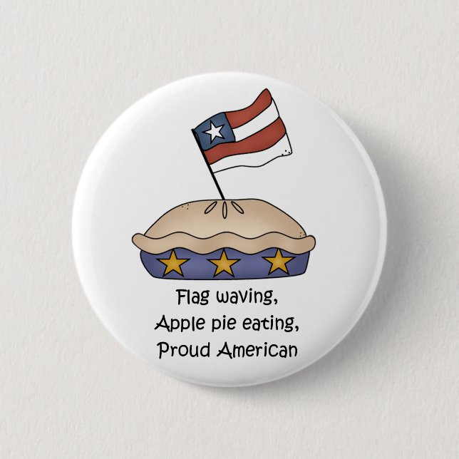Apple Pie American button (Front)