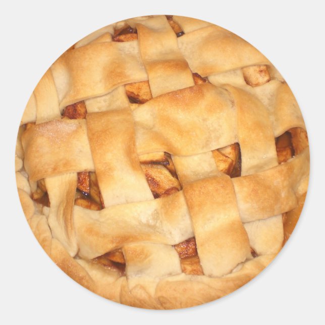 Apple Pie Classic Round Sticker (Front)