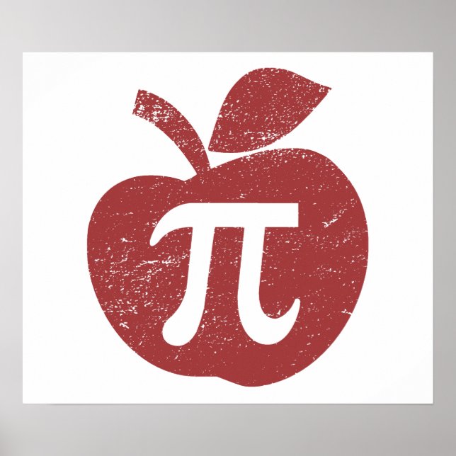 Apple Pie Pi Day Poster (Front)